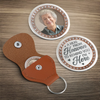 Custom Photo Pocket Hug - Personalized Memorial Sympathy Gifts For Loss Of Mom, Dad - In My Heart, Always With You