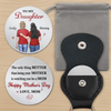Custom Pocket Hug - Personalized Mother's Day Birthday Gifts For Mom, Daughter - Always Your Little One