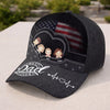 Custom Hat, All Over Print Classic Cap - Personalized 4th Of July Gifts For Dad, Grandpa - Strong And Free