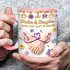 Custom 3D Inflated Effect Printed Accent Mug - Personalized Mother's Day Birthday Gifts For Mom, Daughter - Forever Mother And Daughter