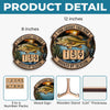 Custom Wooden Tracker Sign - Personalized Birthday Fishing Gifts For Fisherman - Just One More Cast