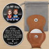 Custom Pocket Hug - Personalized Birthday Gifts For Mom, Son - Always Here For You