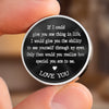 Custom Pocket Hug - Personalized Birthday Gifts For Mom, Son - Always Here For You