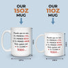 Taza Personalizada – Regalo Personalizado De Aniversario De Bodas Para Esposo Y Esposa, Para Él Y Para Ella – Bebe Amor Y Repite