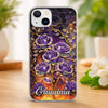 Custom Clear Phone Case - Personalized Mother's Day Birthday Gifts For Mom, Grandma - Happiness Is Being With You