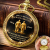 Custom Pocket Watch - Personalized Birthday Gifts For Brother - Brothers Share Every Memory
