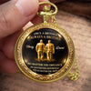 Custom Pocket Watch - Personalized Birthday Gifts For Brother - Brothers Share Every Memory