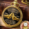 Custom Pocket Watch - Personalized Birthday Gifts For Brother - Moments Pass Bond Lasts