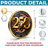 Commemorative Keepsake Coin - America 250th Anniversary Gifts For Women, Men - United In Freedom And Pride