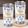 Custom Printed Tumbler - Personalized Mother's Day Gifts For Mom, Grandma - Blessed With Mom And Grandma