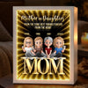 Custom Infinity Mirror Light Box - Personalized Mother's Day Birthday Gifts For Mom - Daughters Today, Besties Always