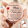 Custom Compact Mirror - Personalized Mother's Day Birthday Gifts For Mom - Thank You For Being You, Mom