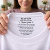 Custom Inside Neck Print T-Shirt - Personalized Birthday Gifts For Son, Daughter - Keep Moving Forward