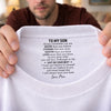 Custom Inside Neck Print T-Shirt - Personalized Birthday Gifts For Son, Daughter - Just Do Your Best