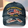 Custom Hat, All Over Print Classic Cap - Personalized America 250th Anniversary Gifts For Women, Men - Built On Liberty