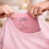 Custom Inside Neck Print T-Shirt - Personalized Anniversary Wedding Gifts For Husband And Wife, Him And Her - Always By Your Side