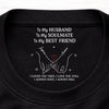 Custom Inside Neck Print T-Shirt - Personalized Anniversary Wedding Gifts For Husband And Wife, Him And Her - Always By Your Side