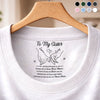 Custom Inside Neck Print T-Shirt - Personalized Best Friend Birthday Gifts For Women, Besties, Sisters, BFF - You’re My Forever Person