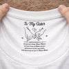 Custom Inside Neck Print T-Shirt - Personalized Best Friend Birthday Gifts For Women, Besties, Sisters, BFF - You’re My Forever Person