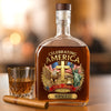 Custom Liquor Decanter - America 250th Anniversary Gifts For Women, Men - United We Rise Together