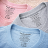 Custom Inside Neck Print T-Shirt - Personalized Birthday Gifts For Granddaughter - You Stole My Heart, Sweet Girl
