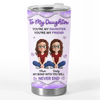 Custom Tumbler - Personalized Birthday Gifts For Daughter - The Love Between Us Never Ends