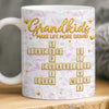Custom Scrabble 3D Inflated Effect Printed Mug - Personalized Mother's Day Birthday Gifts For Mom, Grandma - Forever Loved By Grandma