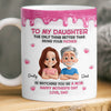 Custom 3D Inflated Effect Printed Mug - Personalized Birthday Gifts For Dad, Daughter - First Hero, Forever Dad
