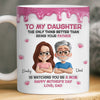 Custom 3D Inflated Effect Printed Mug - Personalized Birthday Gifts For Dad, Daughter - First Hero, Forever Dad