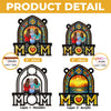 Custom Window Hanging Suncatcher Ornament - Personalized Mother's Day Birthday Gifts For Mom, Grandma - Love Grows Where Mom Is
