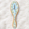 Custom Birth Month Flower Hair Brush - Personalized Thank You Graduation Birthday Gifts For Her, Friends, Sisters, Daughters, Mother, Bridesmaid - Besties Make Life Brighter