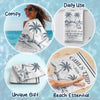 Custom Beach Towel - Personalized Summer Vacation And Travel Gifts For Best Friends, Family - Tropical Vibes Only