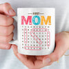 Custom Word Search Puzzle Mug - Personalized Mother's Day Birthday Gifts For Mom, Grandma - Love Found A New Title