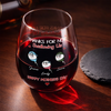 Custom Wine Glass -Personalized Funny Mother's Day Birthday Gifts For Mom - My Bestie For Life