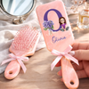 Custom Birth Month Flower Paddle Hair Brush - Personalized Thank You Birthday Gifts For Her, Friends, Sisters, Daughters, Mother, Bridesmaid - A Sweet Touch Of Her Own