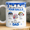 Custom 3D Inflated Effect Printed Mug - Personalized Funny Father's Day Birthday Gifts For Dad - Thank You For Being Our Rock