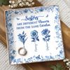 Custom Full-Print Jewelry Dish - Personalized Best Friend Birthday Gifts For Women, Besties, Sisters, BFF - A Garden Called Sisterhood