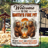 Custom Flag - Personalized Anniversary Wedding Camping Gifts For Campers, Husband And Wife, Him And Her - Where Love Meets The Outdoors