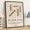 Custom Word Search Puzzle Vertical Poster, Canvas - Personalized Mother's Day Birthday Gifts For Mom, Grandma - Home Is Our Favorite Chaos