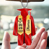 Today Is A New Beginning - Family Personalized Custom Car Ornament - Acrylic Custom Shaped - Graduation Gift For Family Members, Siblings, Brothers, Sisters