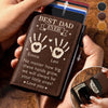 Custom Pop-Up Leather Wallet - Personalized Father's Day Birthday Gifts For Dad, Grandpa - Always Be Your Little One