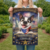 Custom Flag - Personalized America 250th Anniversary Gifts For Dog Lovers, Dog Dad And Mom - Stars, Stripes And Wagging Tails