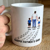 Happy Father's Day - Family Personalized Custom Mug - Father's Day, Gift For Dad