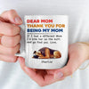 Custom Mug - Personalized Mother's Day Father's Day Birthday Gifts For Dog Lovers, Dog Dad And Mom - Dog Mom Dog Dad For Life