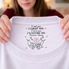 Custom Inside Neck Print T-Shirt - Personalized Anniversary Wedding Gifts For Husband And Wife, Him And Her - For The Wife Who Means Everything