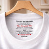 Custom Inside Neck Print T-Shirt - Personalized Anniversary Wedding Gifts For Husband And Wife, Him And Her - His Daily Dose Of Love