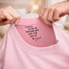 Custom Inside Neck Print T-Shirt - Personalized Anniversary Wedding Gifts For Husband And Wife, Him And Her - Keeping Marriages Funny Since Forever