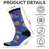 Custom Photo Middle Tube Socks - Personalized Father's Day Birthday Gifts For Dad, Grandpa - Cool Dads Wear Cool Socks