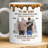 Custom 3D Inflated Effect Printed Mug - Personalized Father's Day Birthday Gifts For Son, Dad, Mom - Fatherhood Looks Good On You