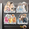 Custom Photo Acrylic Fridge Magnet - Personalized Best Friend Birthday Gifts For Women, Besties, Sisters, BFF - Friends Forever, No Matter What